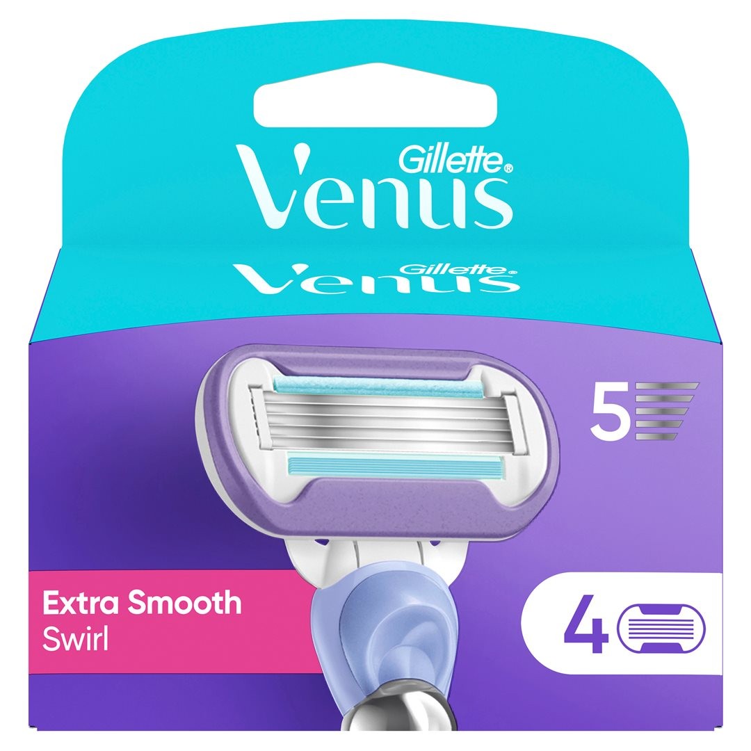 Gillette Venus Extra Smooth Swirl Systemklingen (4 Stk)