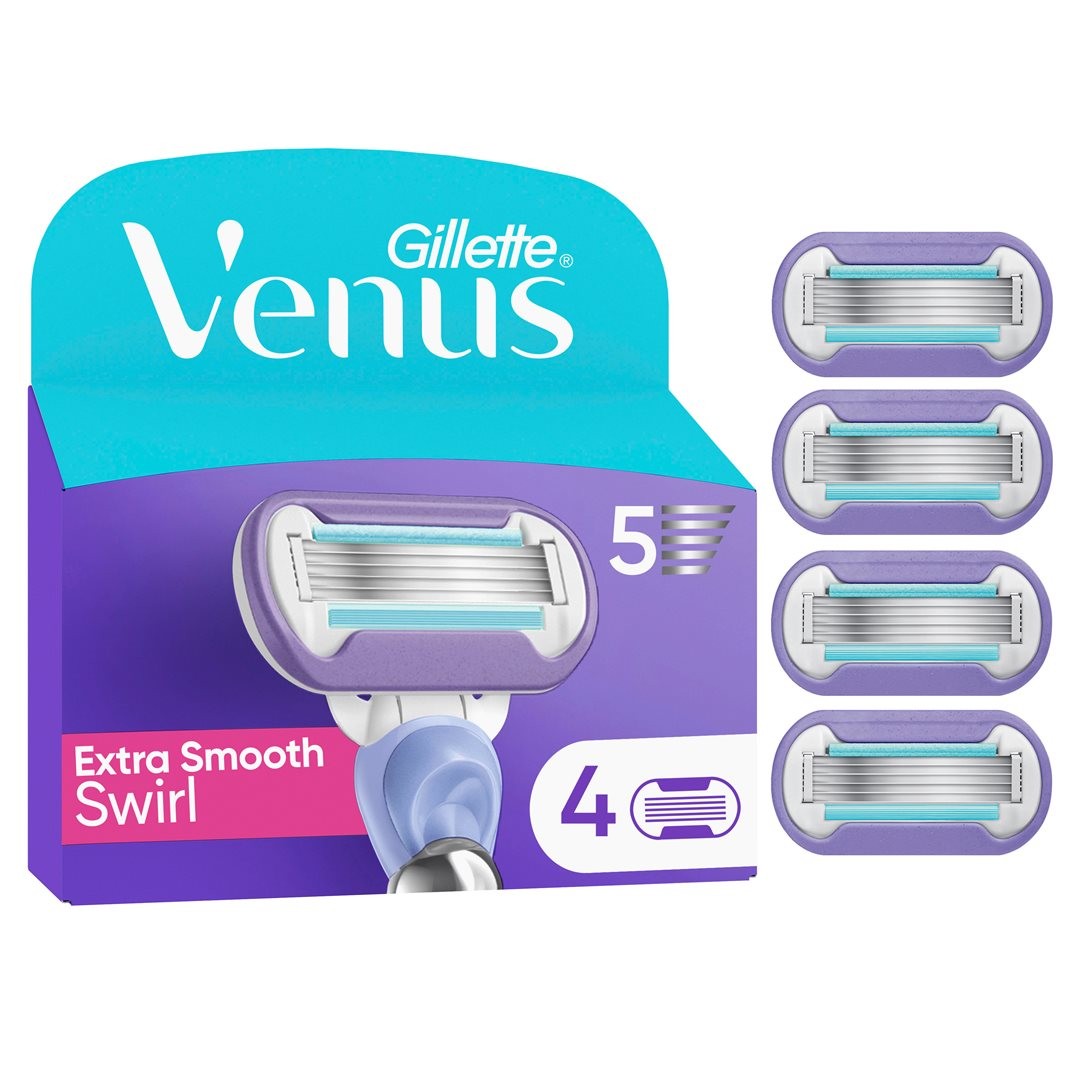 Gillette Venus Extra Smooth Swirl Systemklingen (4 Stk)