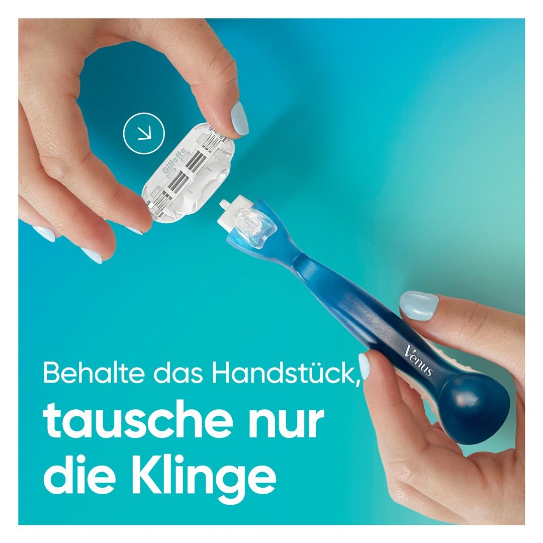 Gillette Venus Smooth Rasierapparat, inkl. 2 Klingen (1 Stk)