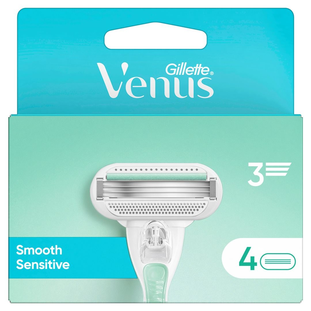 Gillette Venus Smooth Sensitive Systemklingen (4 Stk)