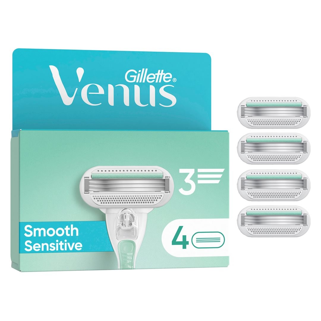 Gillette Venus Smooth Sensitive Systemklingen (4 Stk)