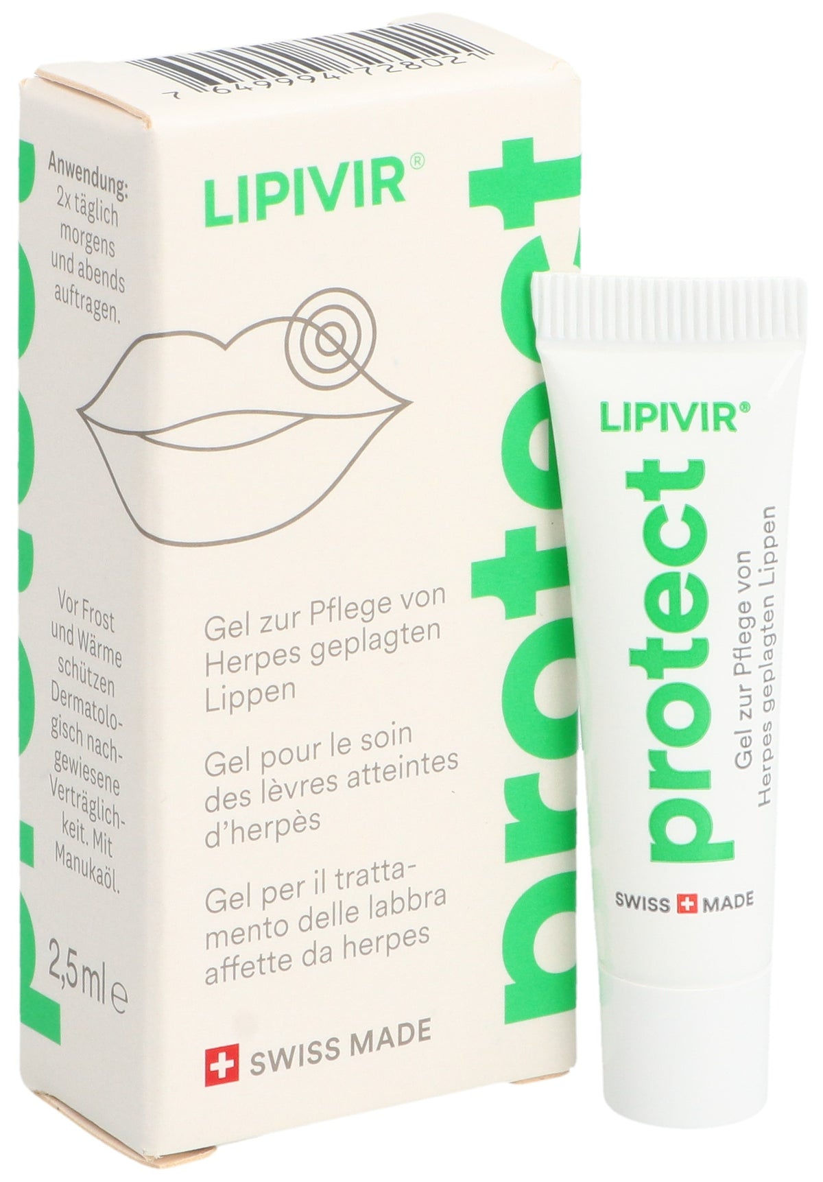 Lipivir Protect – Vorbeugendes Lippen-Gel (2.5g)