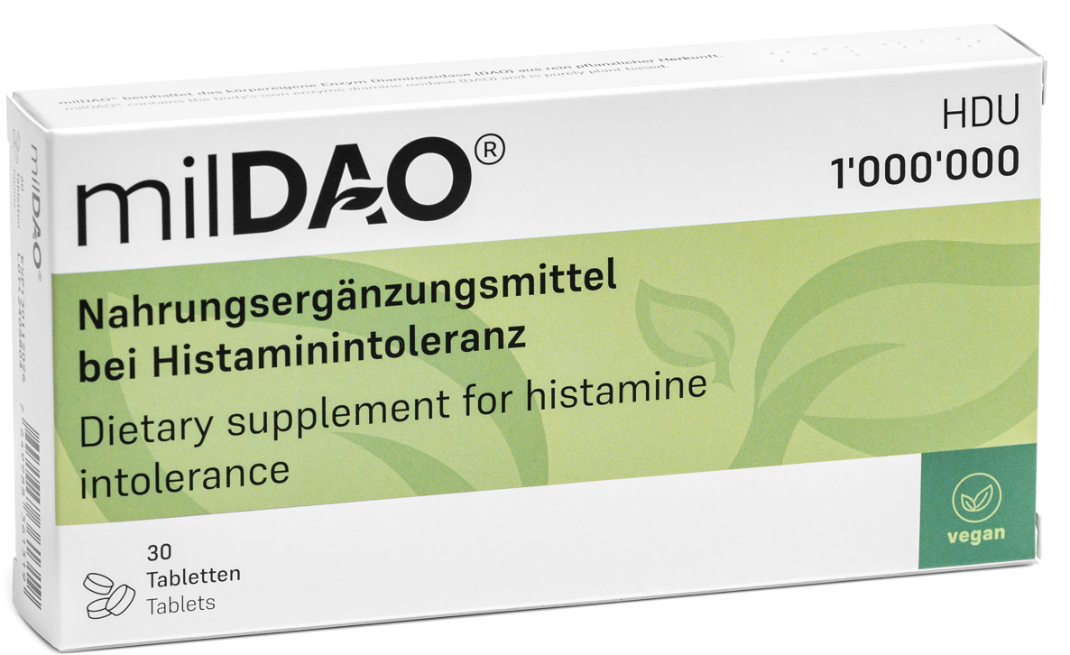milDAO Histaminintoleranz Kapseln (30 Stk)