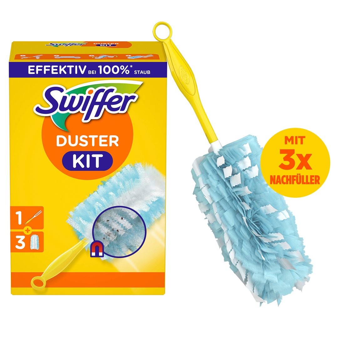 Swiffer Staubmagnet Starterset Griff inkl. 3 Tücher (1 Stk)