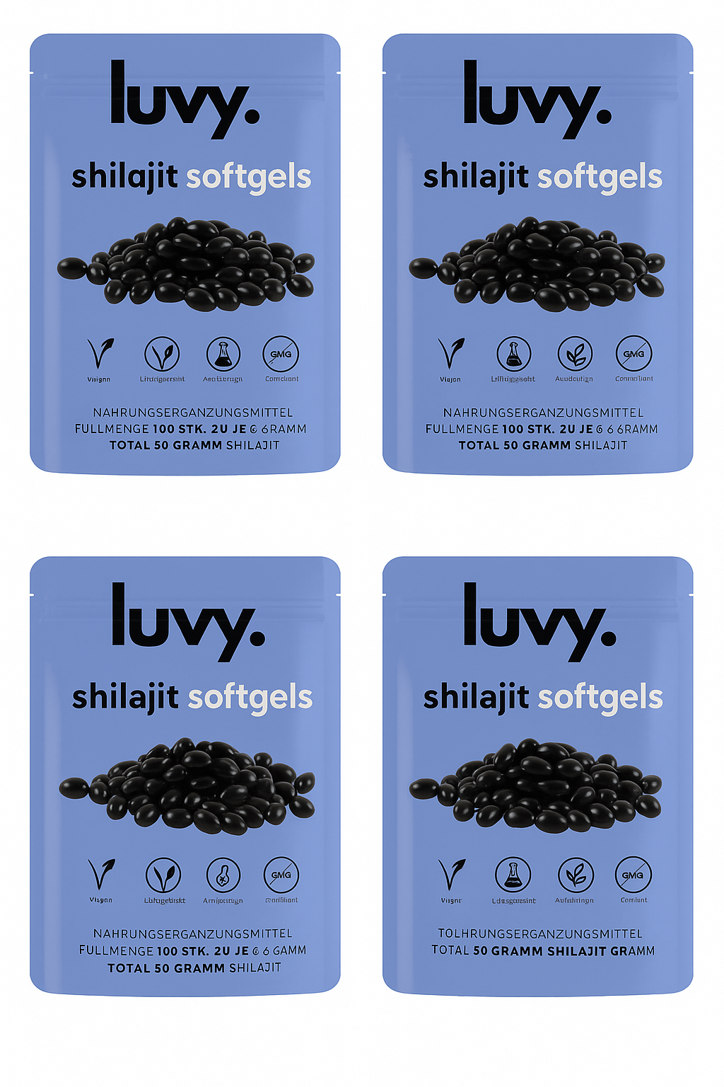 luvy. Shilajit Softgels (4x100 Stk)