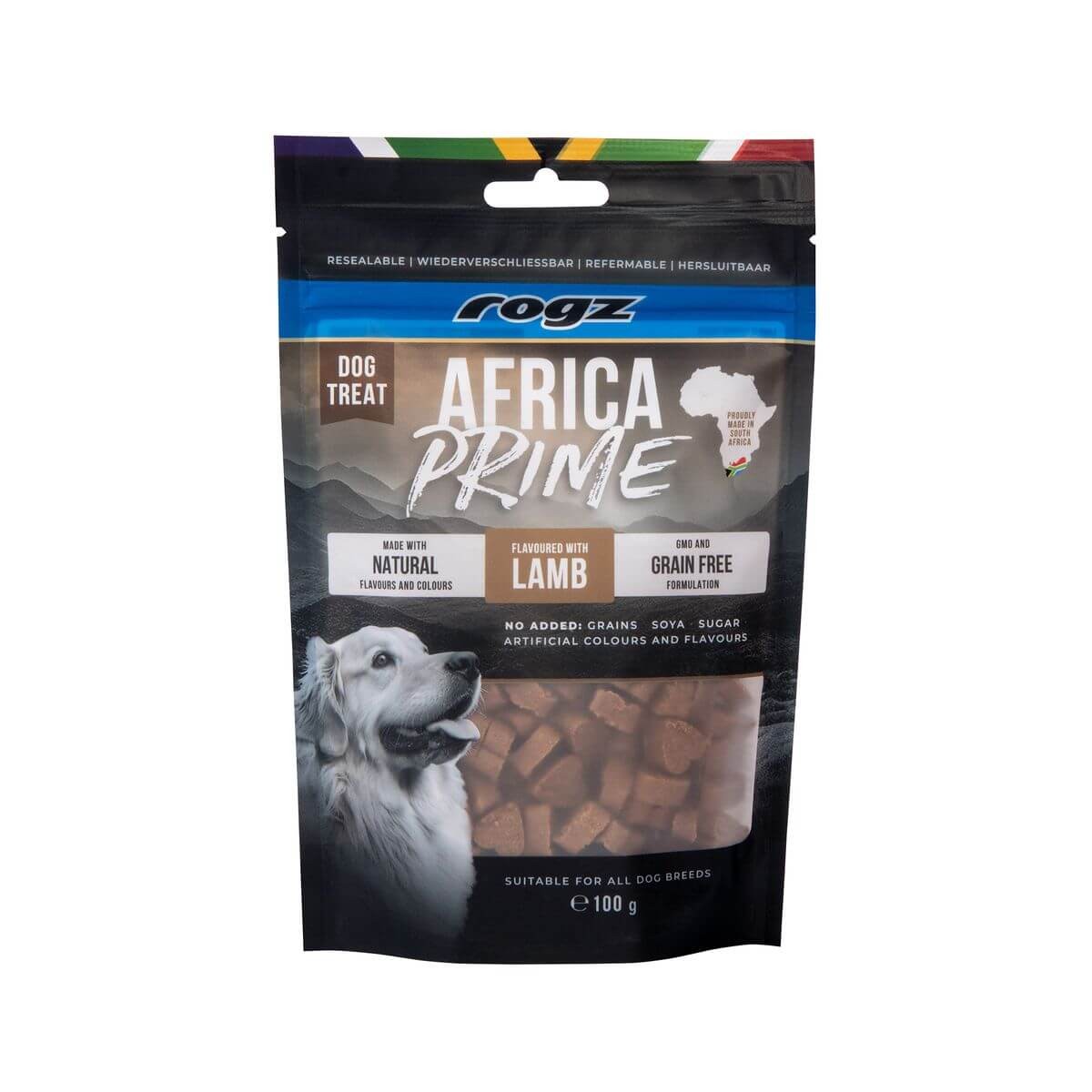 rogz Africa Prime Lamm Snack für Hunde (115g)