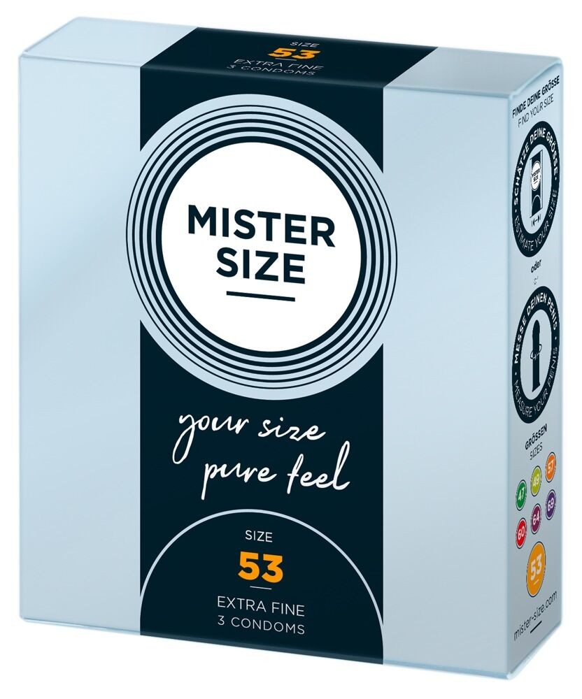 MISTER SIZE 53mm Kondom (3 Stk)