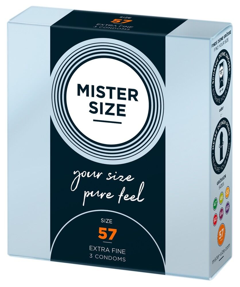 MISTER SIZE 57mm Kondom (3 Stk)