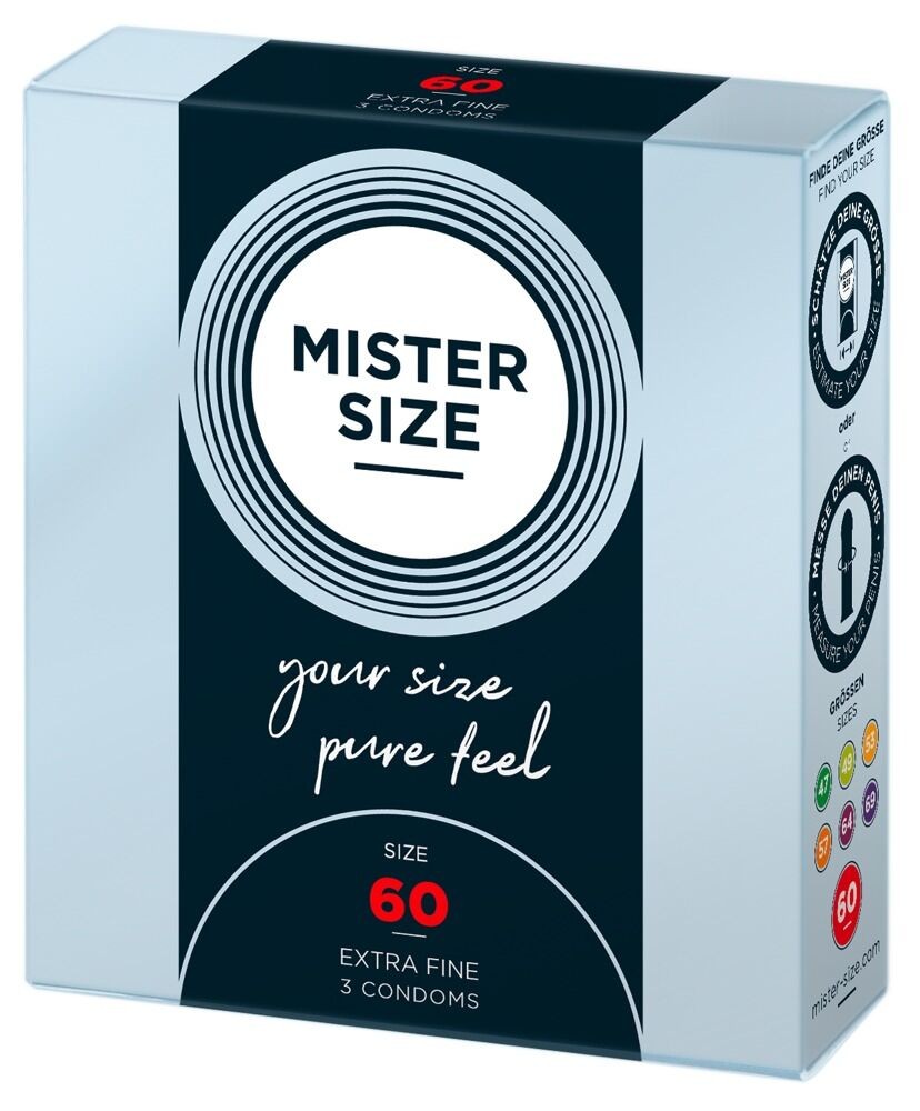 MISTER SIZE 60mm Kondom (3 Stk)