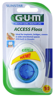 SUNSTAR Gum Acces Floss Zahnseide (50 Stk)