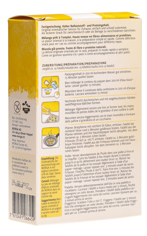 MORGA Falafel Bio Knospe (150 g)