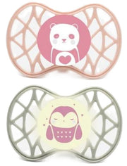 nuvita AIR.55 orthodontischer Nuggi Panda und Eule, ab 6 Monate (2 Stk)