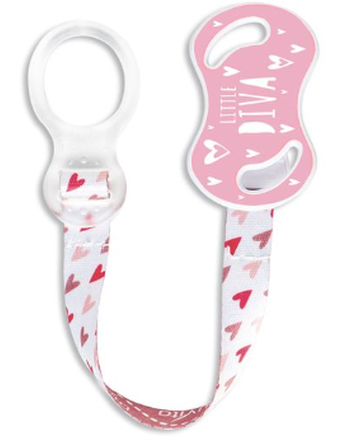 nuvita Nuggihalter mit Ring Primrose Pink Cool Little Diva (1 Stk)