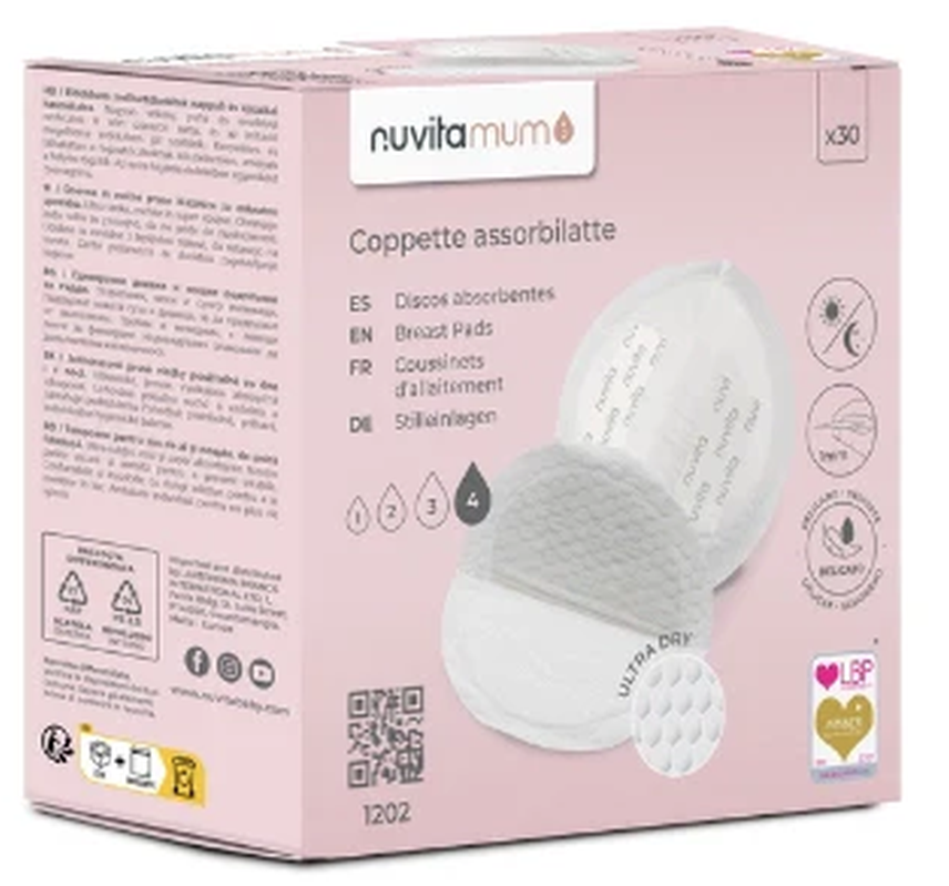 nuvita Einweg-Stilleinlagen für Tag und Nacht (30 Stk)