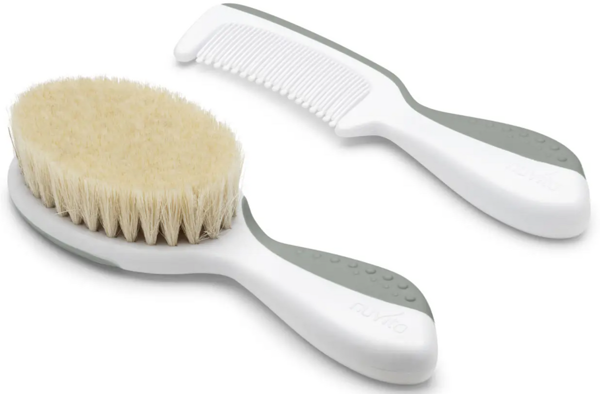 nuvita Beauty-Set Haarpflege grün, für Neugeborene (2-teilig)