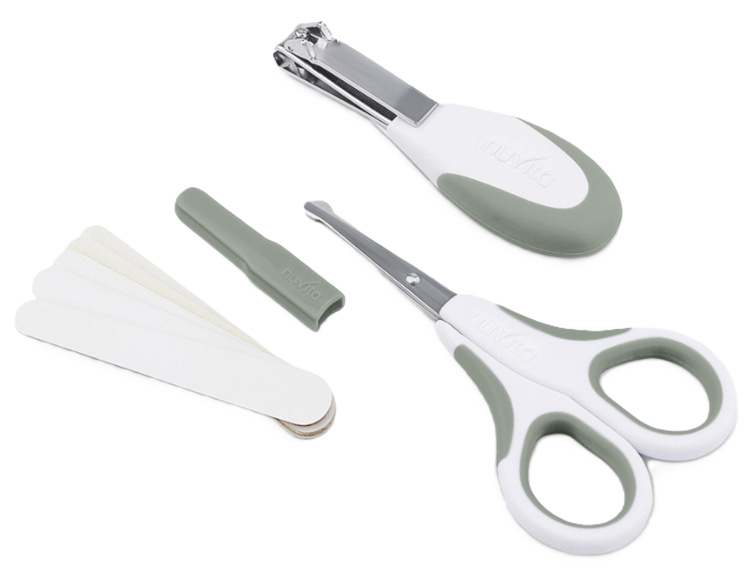 nuvita Nagelpflege-Set grün, für Neugeborene (3-teilig)