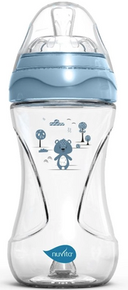 nuvita Anti-Kolik-Babyflasche blau 250ml, ab 2 Monate (1 Stk)