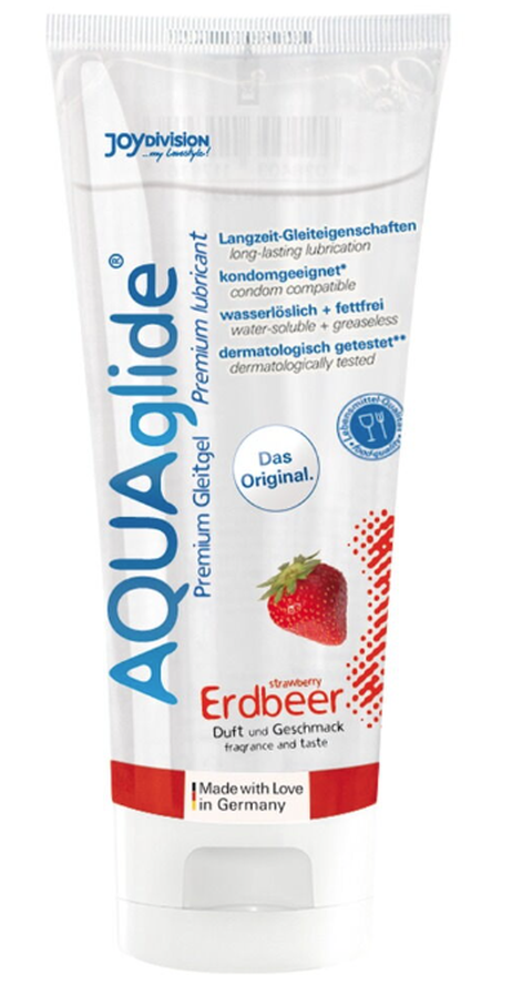 Joydivision AQUAglide Erdbeer-Gleitgel (100ml)