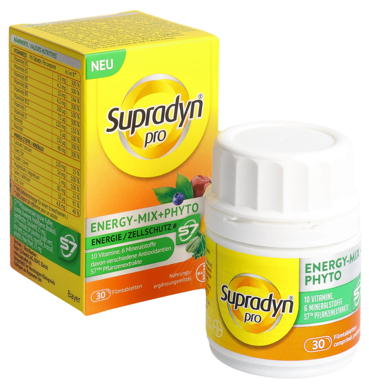Supradyn pro energy-mix + phyto Filmtabletten (30 Stk)