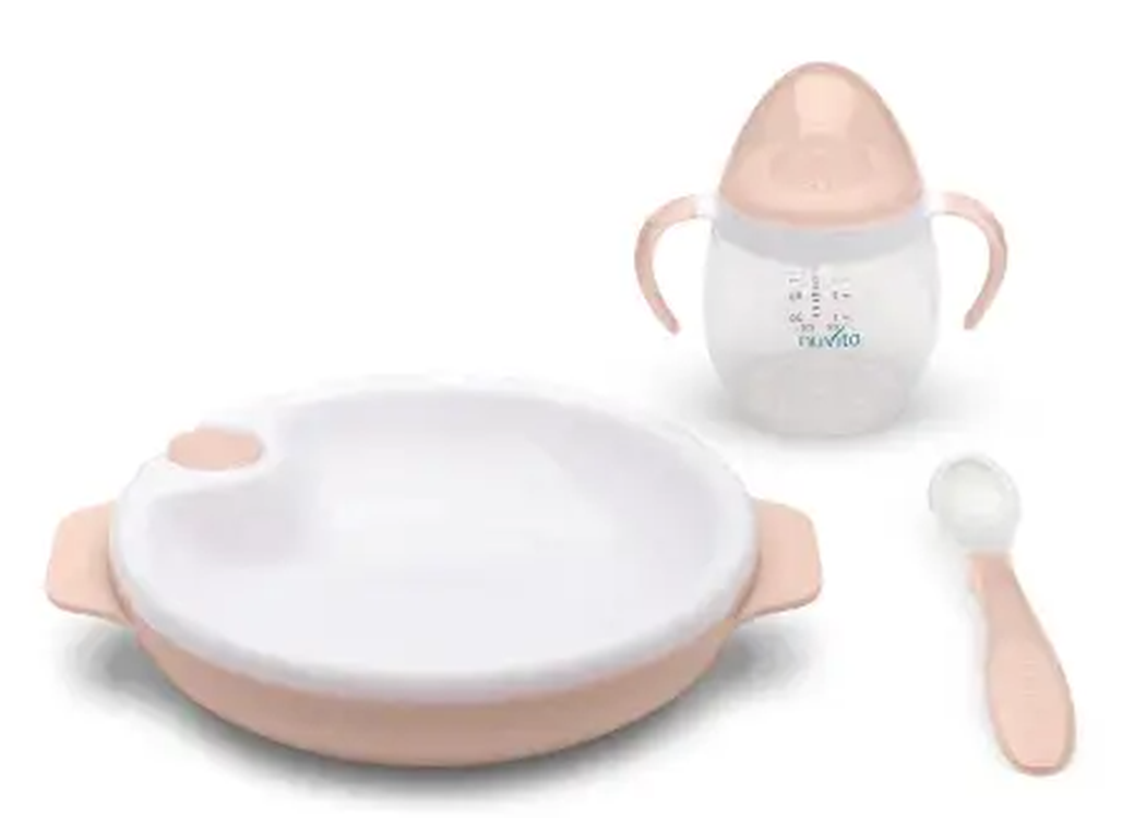 nuvita Pappa Ess- & Trinkset pink (3-teilig)