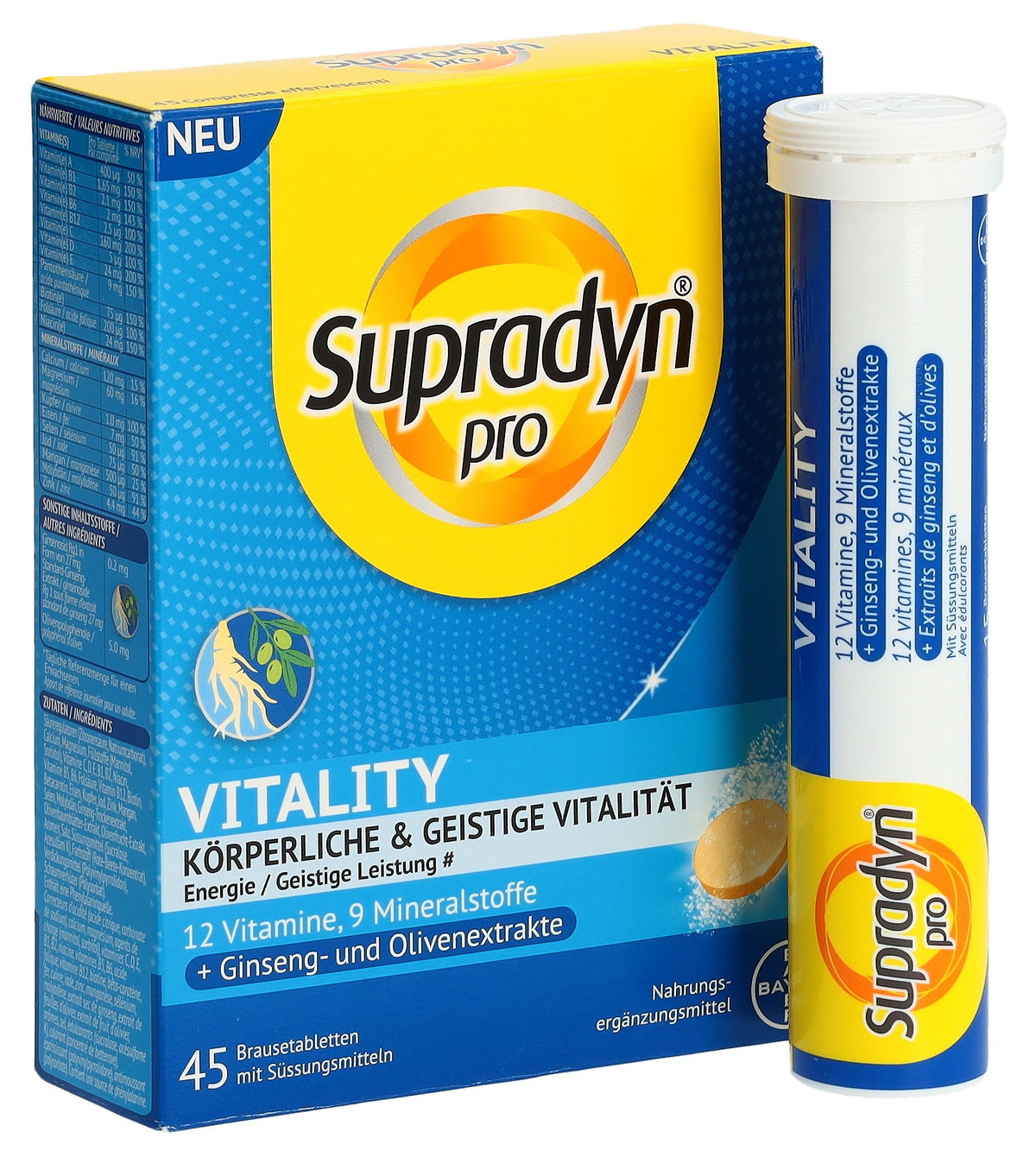 Supradyn pro Vitality Brausetablette (45 Stk)