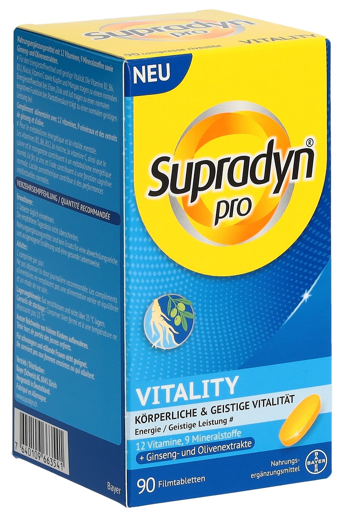 Supradyn pro Vitality Filmtabletten (90 Stk)