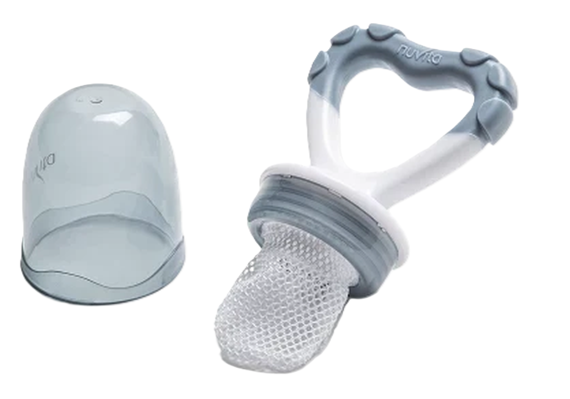nuvita Fruchtsauger und Beissring Set 2in1 blau (2-teilig)