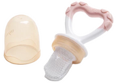 nuvita Fruchtsauger und Beissring Set 2in1 pink (2-teilig)