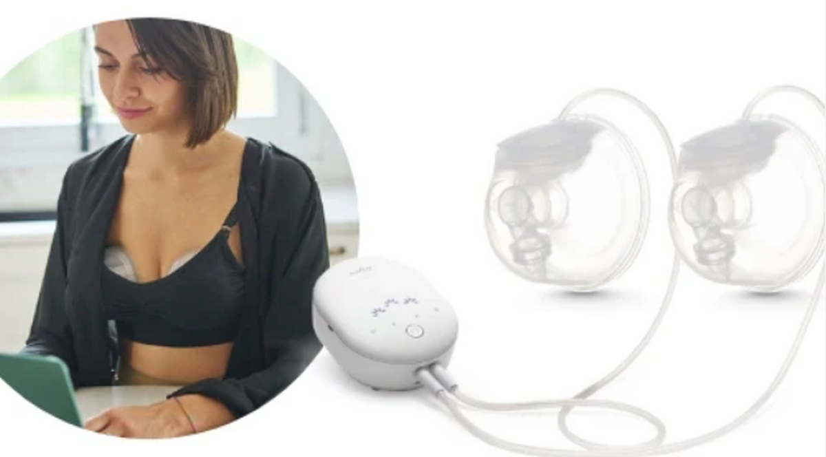 nuvita Materno Smart tragbare elektrische Milchpumpe mit 3-Phasen-Technologie (1 Stk)