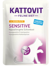 Kattovit Sensitive mit Huhn und Pute (85g)