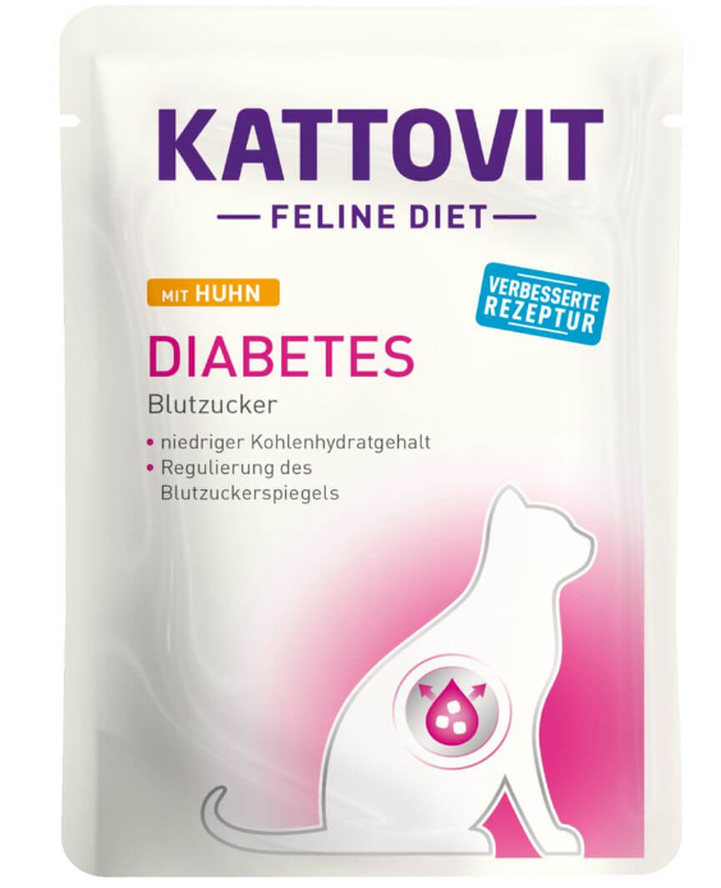 Kattovit Diabetes mit Huhn (85g)