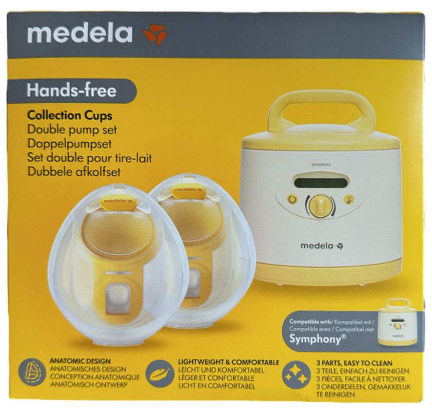 medela Hands-free Doppelpumset für Symphony, inklusive 24mm Brusthaube (1 Stk)