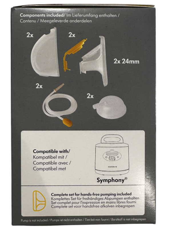 medela Hands-free Doppelpumset für Symphony, inklusive 24mm Brusthaube (1 Stk)