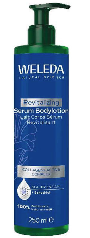 Weleda revitalisierendes Serum und Bodylotion mit Enzian (250ml)