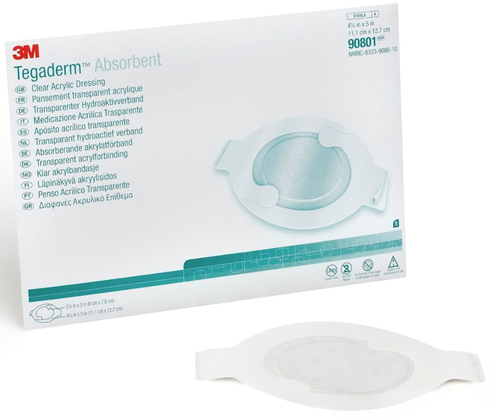 3M Tegaderm absorbierender Wundverband 11.1x12.7cm (10 Stk)