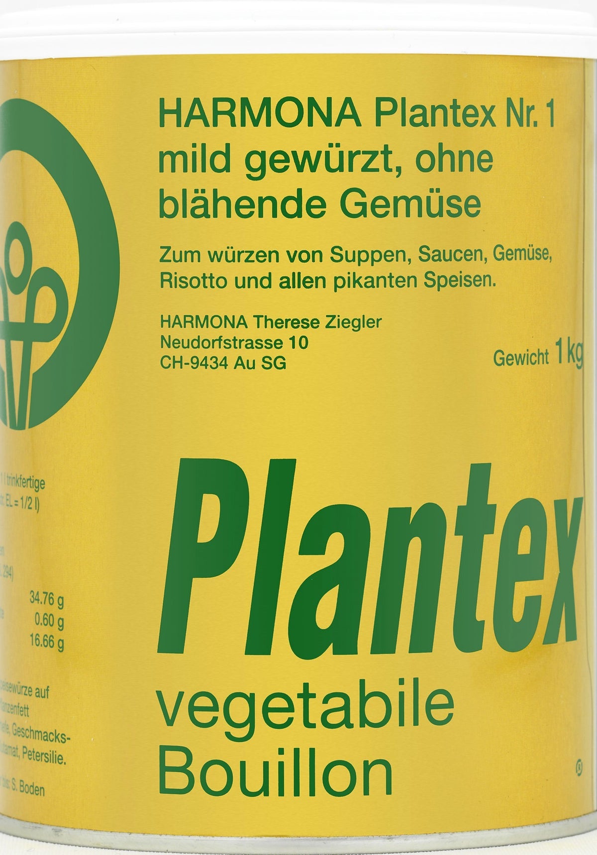 Plantex von HARMONA, Paste für vegetarische Bouillon (250g)