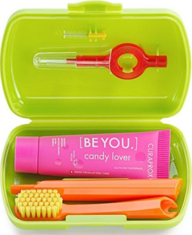 Curaprox Kids Zahnpflege Travel Set, 3-teilig (12 Stk)