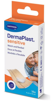 DermaPlast sensitive Schnellverband 4x10cm (10 Stk)