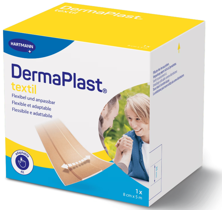 DermaPlast textil Schnellverband 8cmx5m (1 Stk)