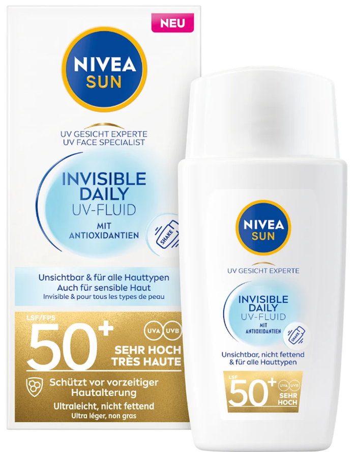 Nivea Sun Sonnenfluid Gesicht invisible daily LSF 50+ (40ml)