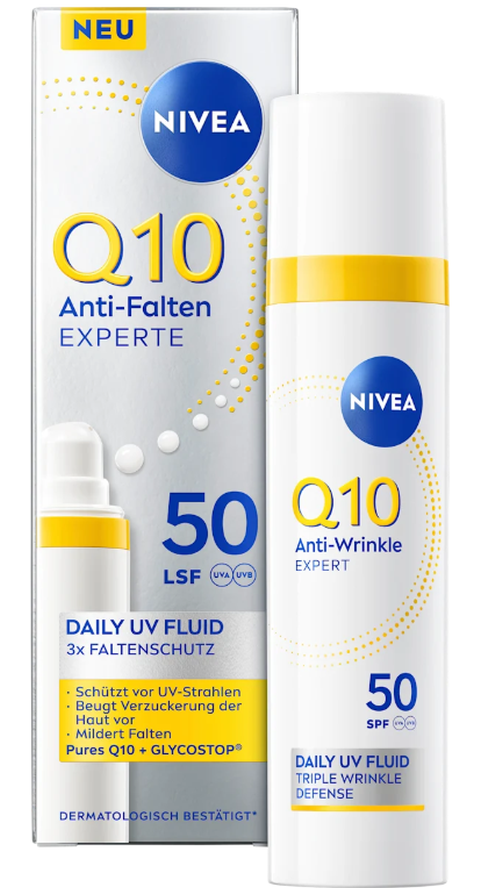 Nivea Tagespflegefluid Q10 UV LSF 50 (40ml)