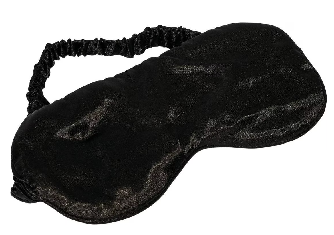 HERBA Schlafmaske schwarz, 21x9cm (1 Stk)