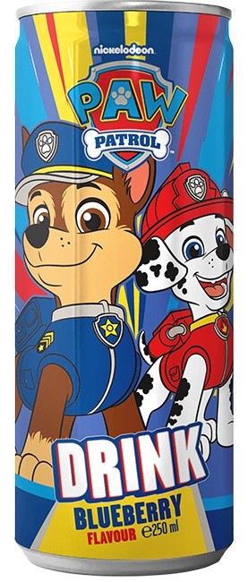 Kids Drinks Paw Patrol Blueberry (24x250ml)