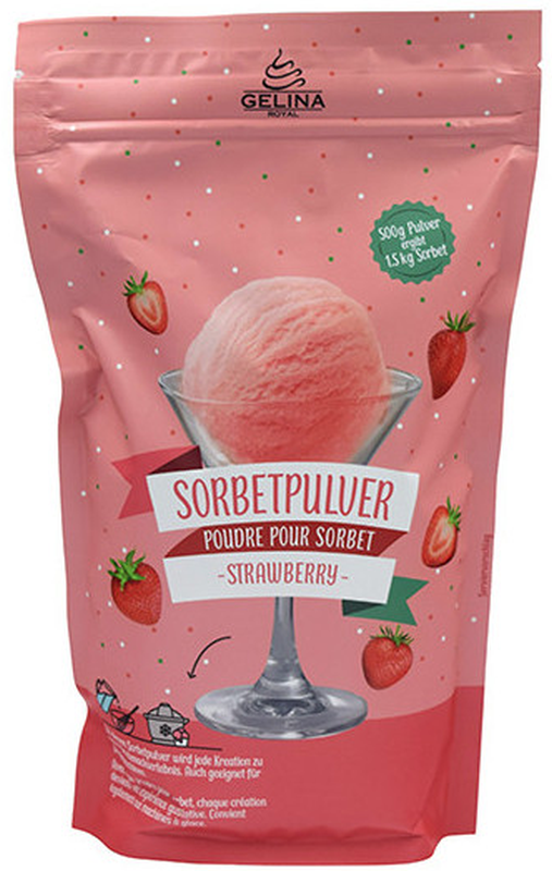 Gelina Royal Glacé Erdbeersorbet (500g)