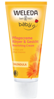 Weleda Baby Calendula Pflegecreme Körper & Gesicht (75ml)
