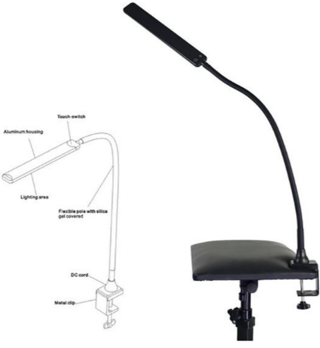 LED Aluminium Clip Lampe (1 Stk)