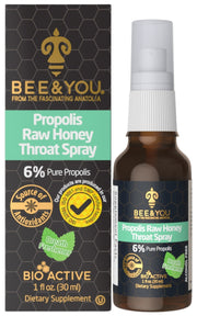 Bee & You Propolis-Rachenspray mit Menthol (30ml)