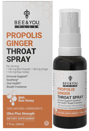Bee & You Propolis-Rachenspray mit Ingwer (30ml)