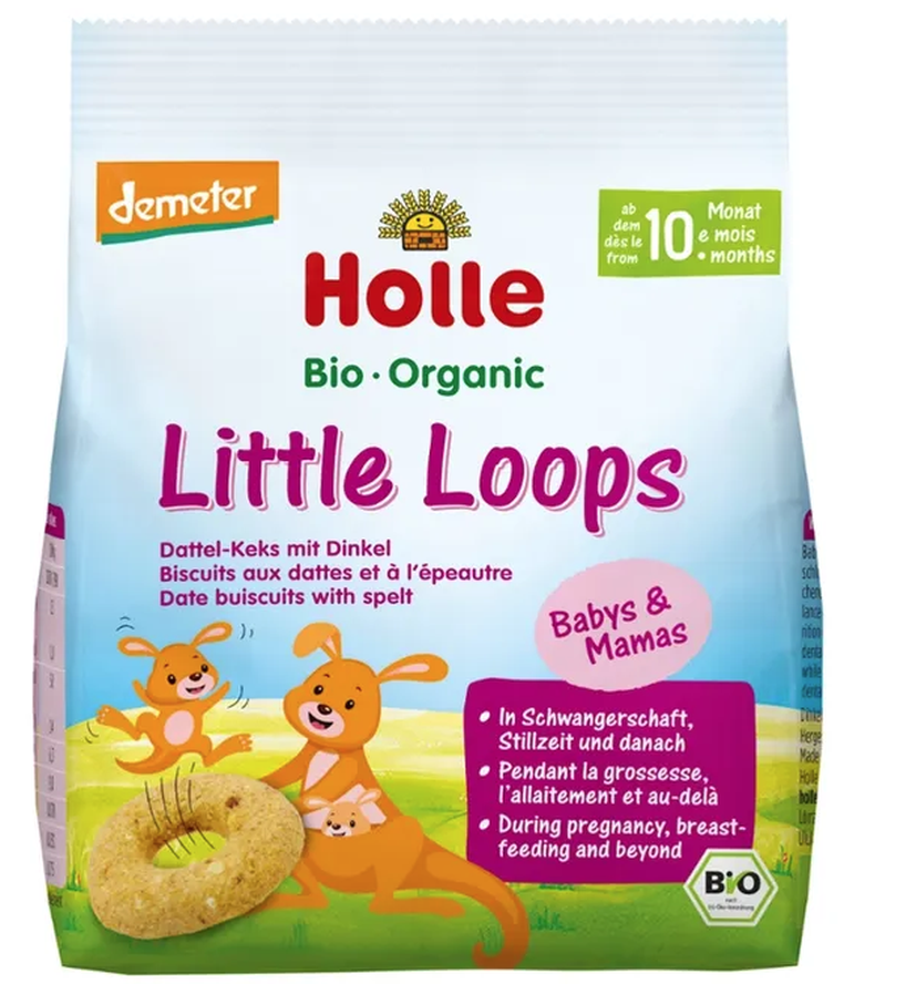 Holle Little Loops Dattel-Keks mit Dinkel (80g)
