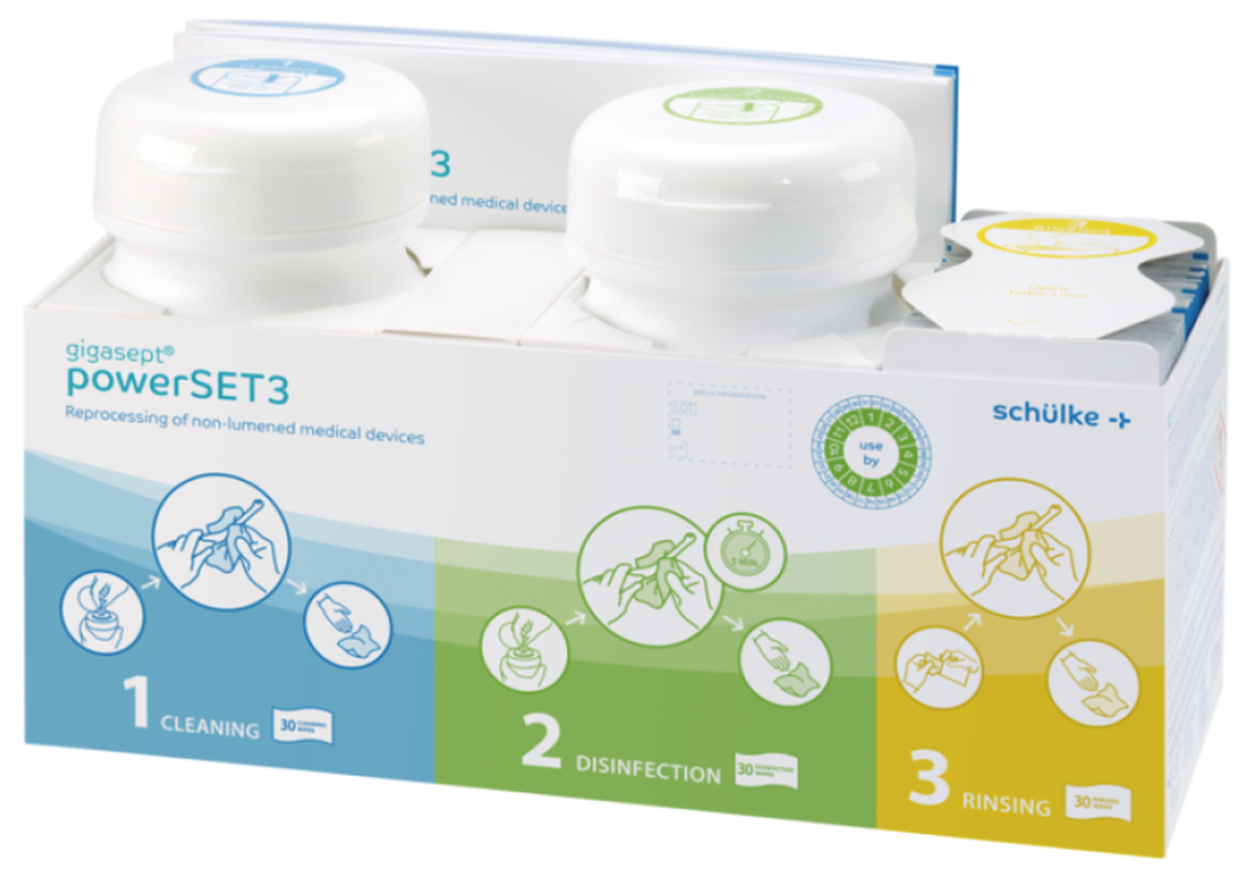 Schülke gigasept powerSET3 Ready-to-use Wipes (30 Stk)